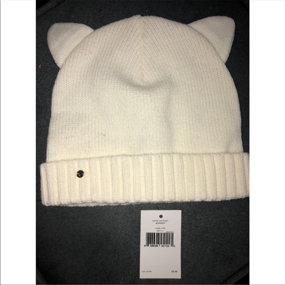 Kate spade cat ears winter hat